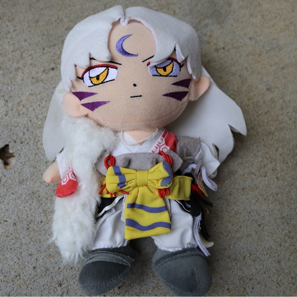 Inuyasha sesshomaru plush toy manga anime stuffed doll‎ 2004